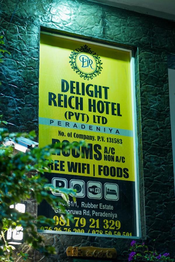 Delight Reich Hotel Peradeniya Exteriér fotografie